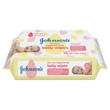 Johnsons fragrance free baby wipes